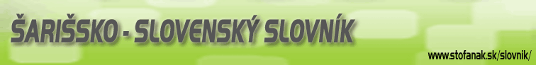 Sarissko-Slovensky Slovnik Logo